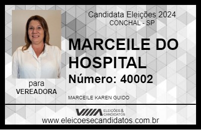 Candidato MARCEILE DO HOSPITAL 2024 - CONCHAL - Eleições