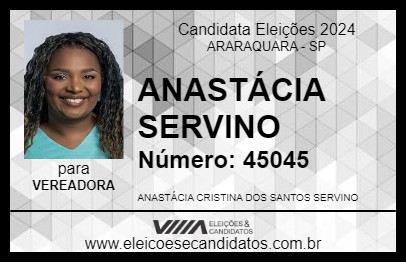 Candidato ANASTÁCIA CRISTINA 2024 - ARARAQUARA - Eleições