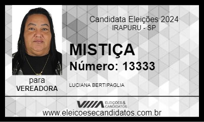 Candidato MISTIÇA 2024 - IRAPURU - Eleições