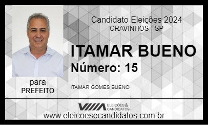 Candidato ITAMAR BUENO 2024 - CRAVINHOS - Eleições