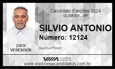 Candidato SILVIO ANTONIO 2024 - GUARIBA - Eleições