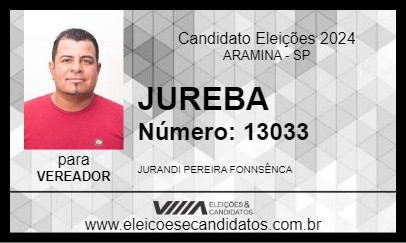 Candidato JUREBA 2024 - ARAMINA - Eleições