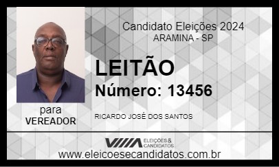 Candidato LEITÃO 2024 - ARAMINA - Eleições