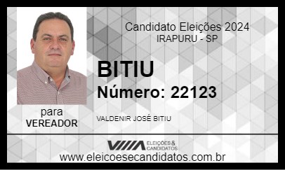 Candidato BITIU 2024 - IRAPURU - Eleições