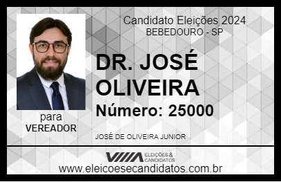 Candidato DR. JOSÉ OLIVEIRA 2024 - BEBEDOURO - Eleições