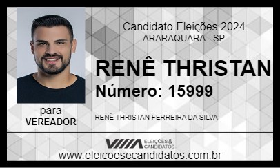 Candidato RENÊ THRISTAN 2024 - ARARAQUARA - Eleições