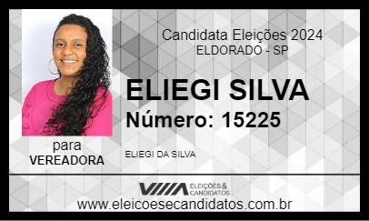 Candidato ELIEGI SILVA 2024 - ELDORADO - Eleições