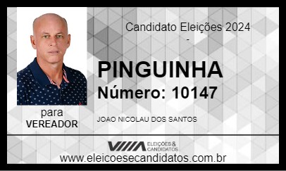 Candidato PINGUINHA 2024 - CÂNDIDO MOTA - Eleições