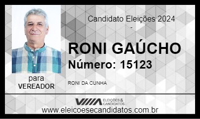 Candidato RONI GAÚCHO 2024 - ARAÇATUBA - Eleições