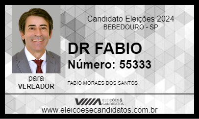 Candidato DR FABIO 2024 - BEBEDOURO - Eleições