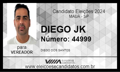 Candidato DIEGO JK 2024 - MAUÁ - Eleições