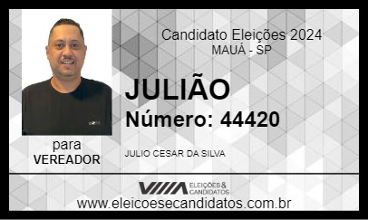 Candidato JULIÃO  2024 - MAUÁ - Eleições