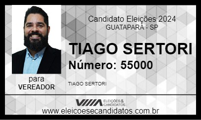 Candidato TIAGO SERTORI 2024 - GUATAPARÁ - Eleições