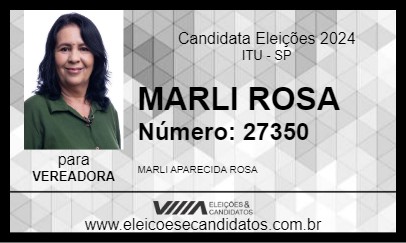 Candidato MARLI ROSA 2024 - ITU - Eleições