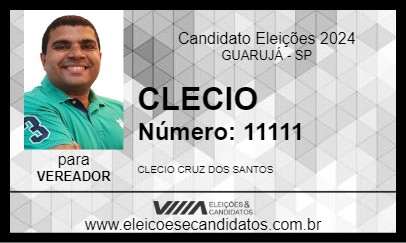 Candidato CLECIO SANTA BOLA 2024 - GUARUJÁ - Eleições