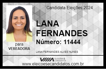 Candidato LANA FERNANDES 2024 - GUARUJÁ - Eleições