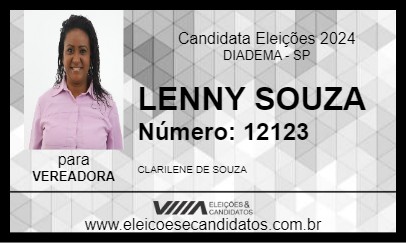 Candidato LENNY SOUZA  2024 - DIADEMA - Eleições