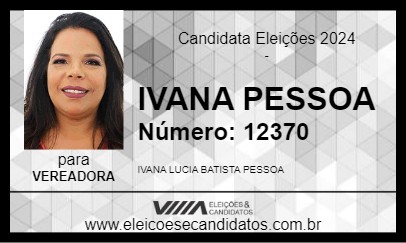 Candidato IVANA PESSOA  2024 - DIADEMA - Eleições