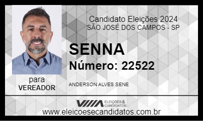 Candidato SENNA 2024 - SÃO JOSÉ DOS CAMPOS - Eleições