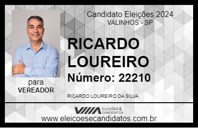 Candidato RICARDO BRAGA 2024 - VALINHOS - Eleições