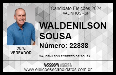 Candidato PROF NILSON KARATECA 2024 - VALINHOS - Eleições