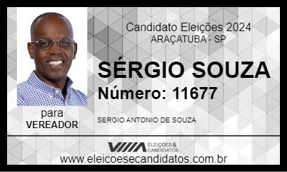 Candidato SÉRGIO SOUZA 2024 - ARAÇATUBA - Eleições