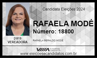 Candidato RAFAELA MODÉ 2024 - ARARAQUARA - Eleições