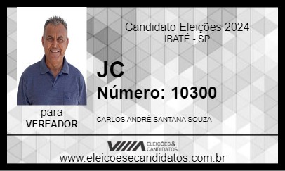 Candidato JC 2024 - IBATÉ - Eleições