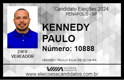 Candidato KENNEDY PAULO 2024 - PENÁPOLIS - Eleições