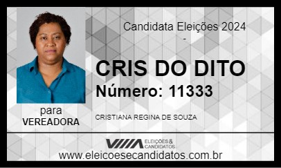 Candidato CRIS DO DITO 2024 - BIRIGUI - Eleições