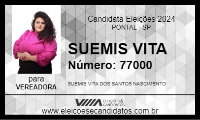 Candidato SUEMIS VITA 2024 - PONTAL - Eleições