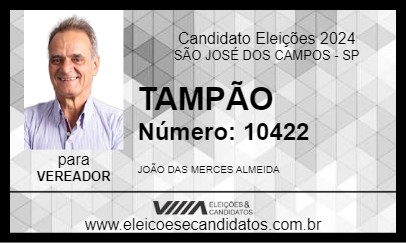 Candidato TAMPÃO 2024 - SÃO JOSÉ DOS CAMPOS - Eleições