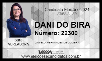 Candidato DANI DO BIRA 2024 - ATIBAIA - Eleições