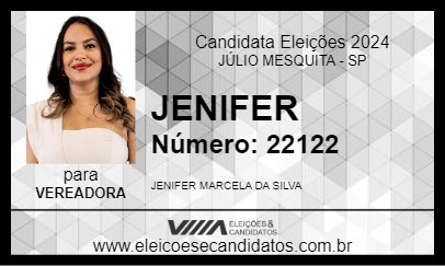 Candidato JENIFER 2024 - JÚLIO MESQUITA - Eleições