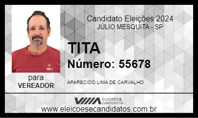 Candidato TITA 2024 - JÚLIO MESQUITA - Eleições