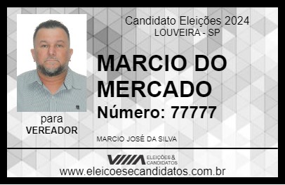 Candidato MARCIO DO MERCADO 2024 - LOUVEIRA - Eleições