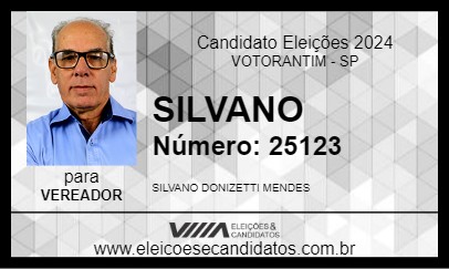 Candidato SILVANO 2024 - VOTORANTIM - Eleições