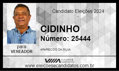 Candidato CIDINHO 2024 - VOTORANTIM - Eleições