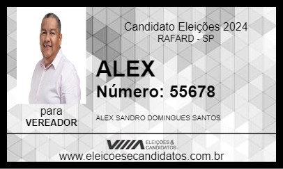 Candidato ALEX  2024 - RAFARD - Eleições