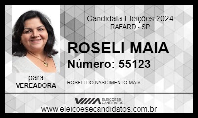 Candidato ROSELI MAIA  2024 - RAFARD - Eleições