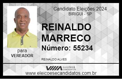 Candidato REINALDO MARRECO 2024 - BIRIGUI - Eleições