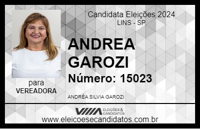 Candidato ANDREA GAROZI 2024 - LINS - Eleições