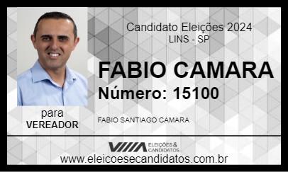 Candidato FABIO CAMARA 2024 - LINS - Eleições