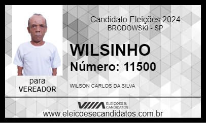 Candidato WILSINHO 2024 - BRODOWSKI - Eleições