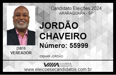 Candidato JORDÃO CHAVEIRO 2024 - ARARAQUARA - Eleições