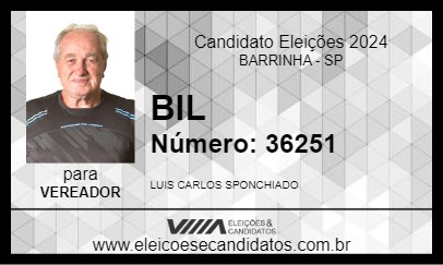 Candidato BIL 2024 - BARRINHA - Eleições