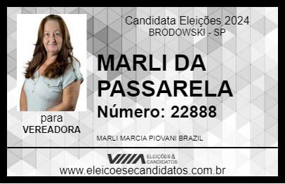 Candidato MARLI PIOVANI 2024 - BRODOWSKI - Eleições