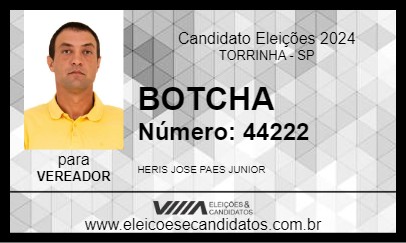 Candidato BOTCHA 2024 - TORRINHA - Eleições