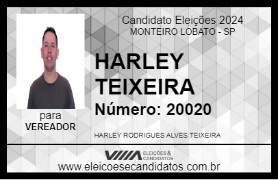 Candidato HARLEY TEIXEIRA 2024 - MONTEIRO LOBATO - Eleições