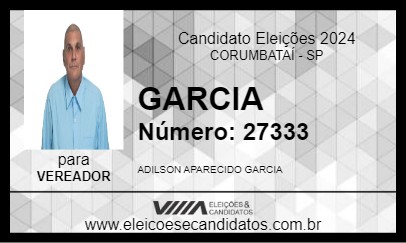 Candidato GARCIA 2024 - CORUMBATAÍ - Eleições